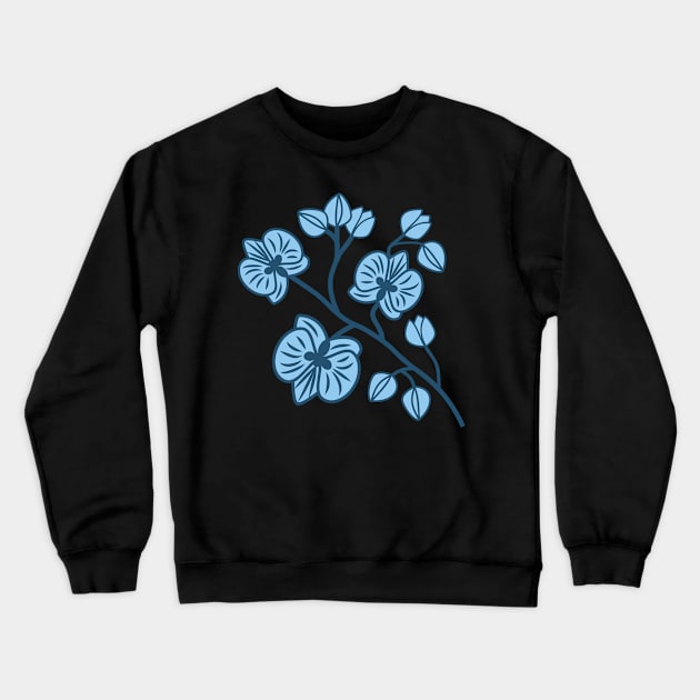 Blue orchids Crewneck Sweatshirt by Eskimos